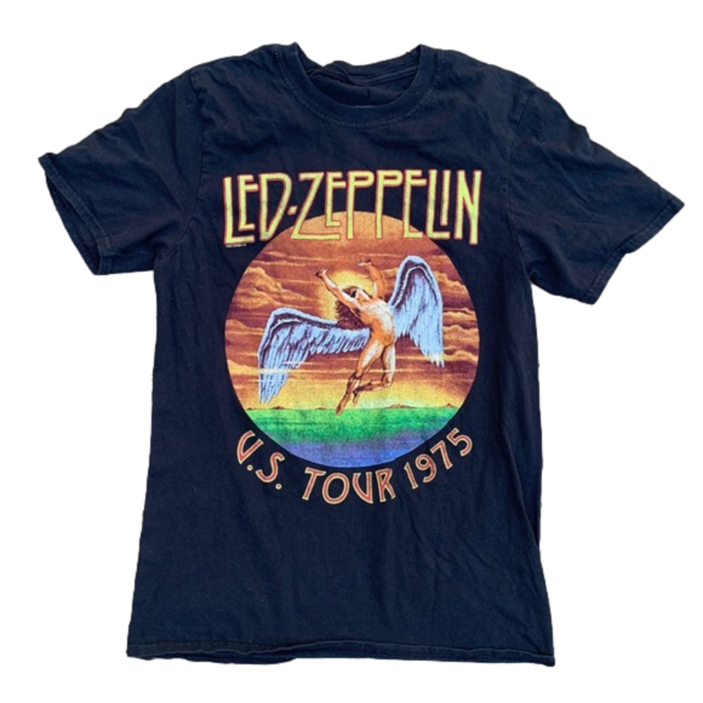 Led Zeppelin Band Tshirt black, size small